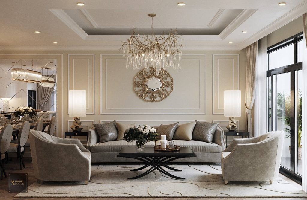 Mẫu nhà nội thất luxury thể hiện phong cách cá nhân