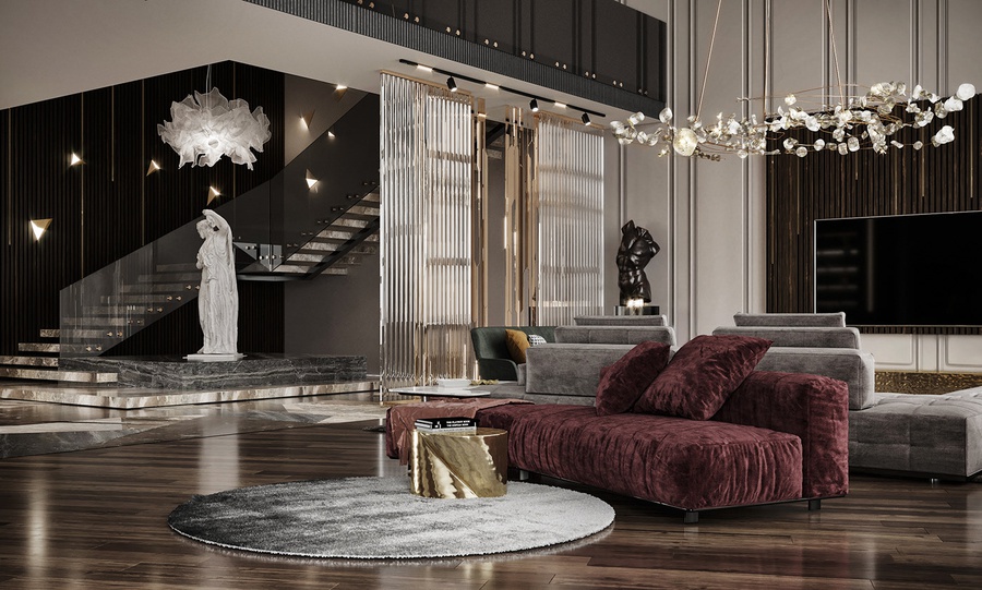 Phong cách nội thất Luxury tạo nên sự sang trọng